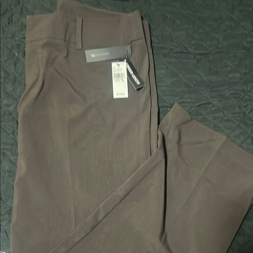 AB Studio Women’s Brown Dress Pants